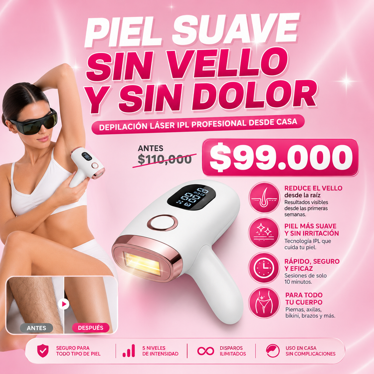 Depiladora y laser IPL