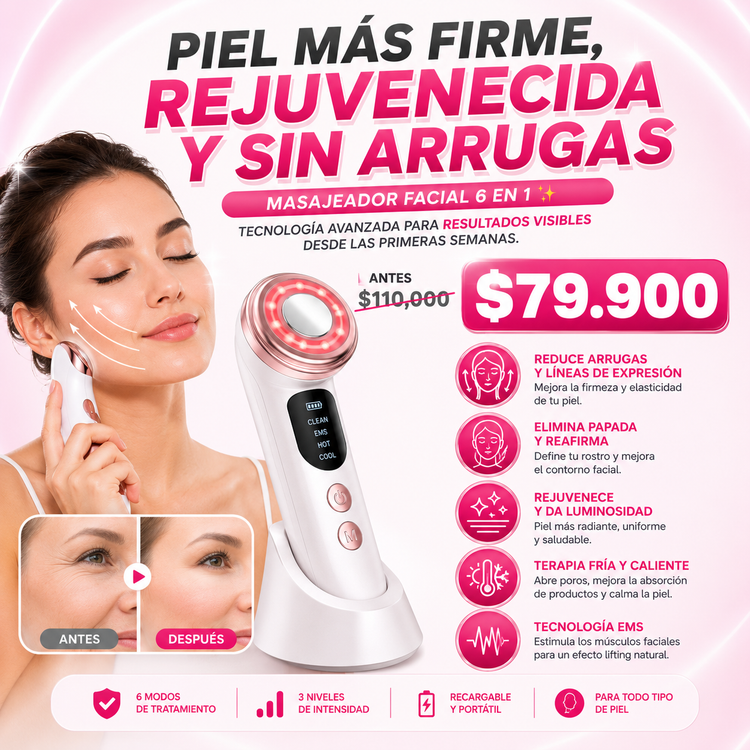 Masajeador belleza facial