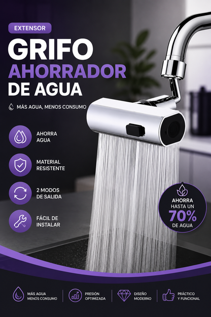 EXTENSOR GRIFO AHORRADOR DE AGUA