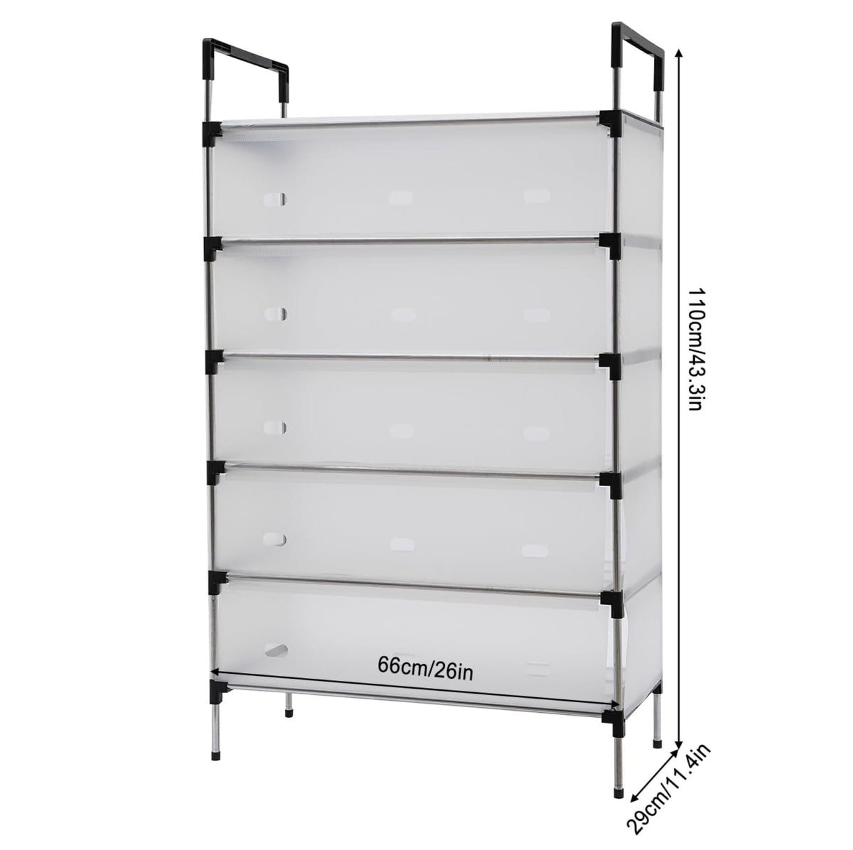 Zapatero Organizador Tapa Acrilica